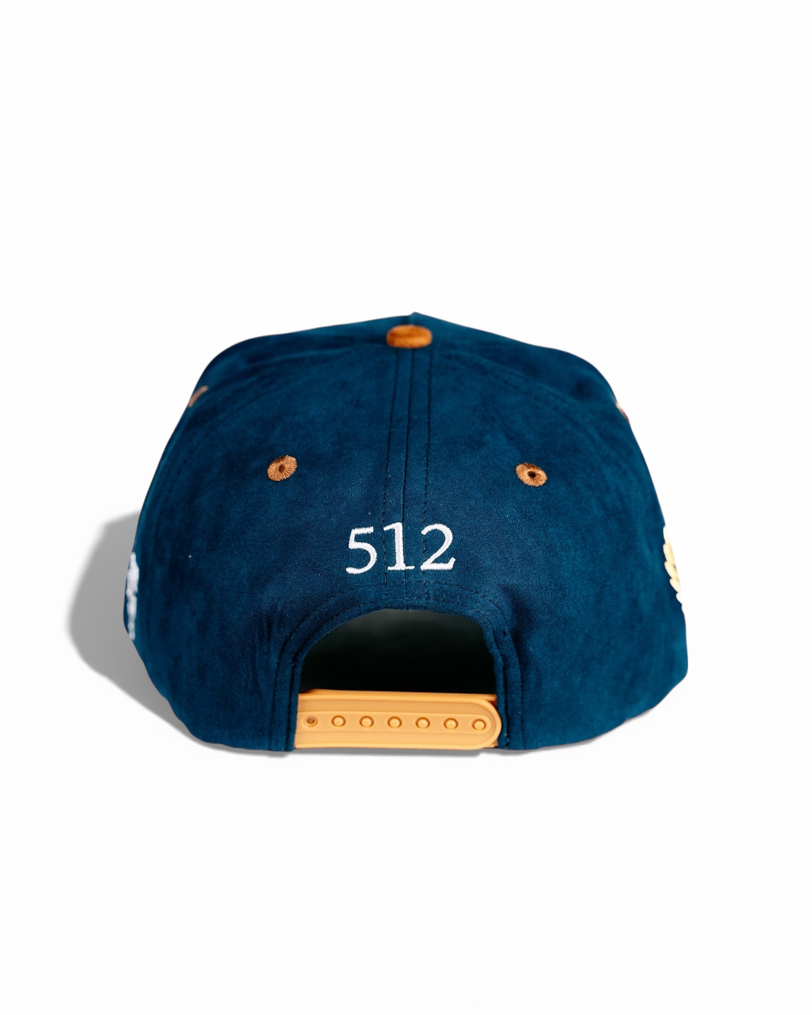 ATX Suede Snapback - Navy/Brown