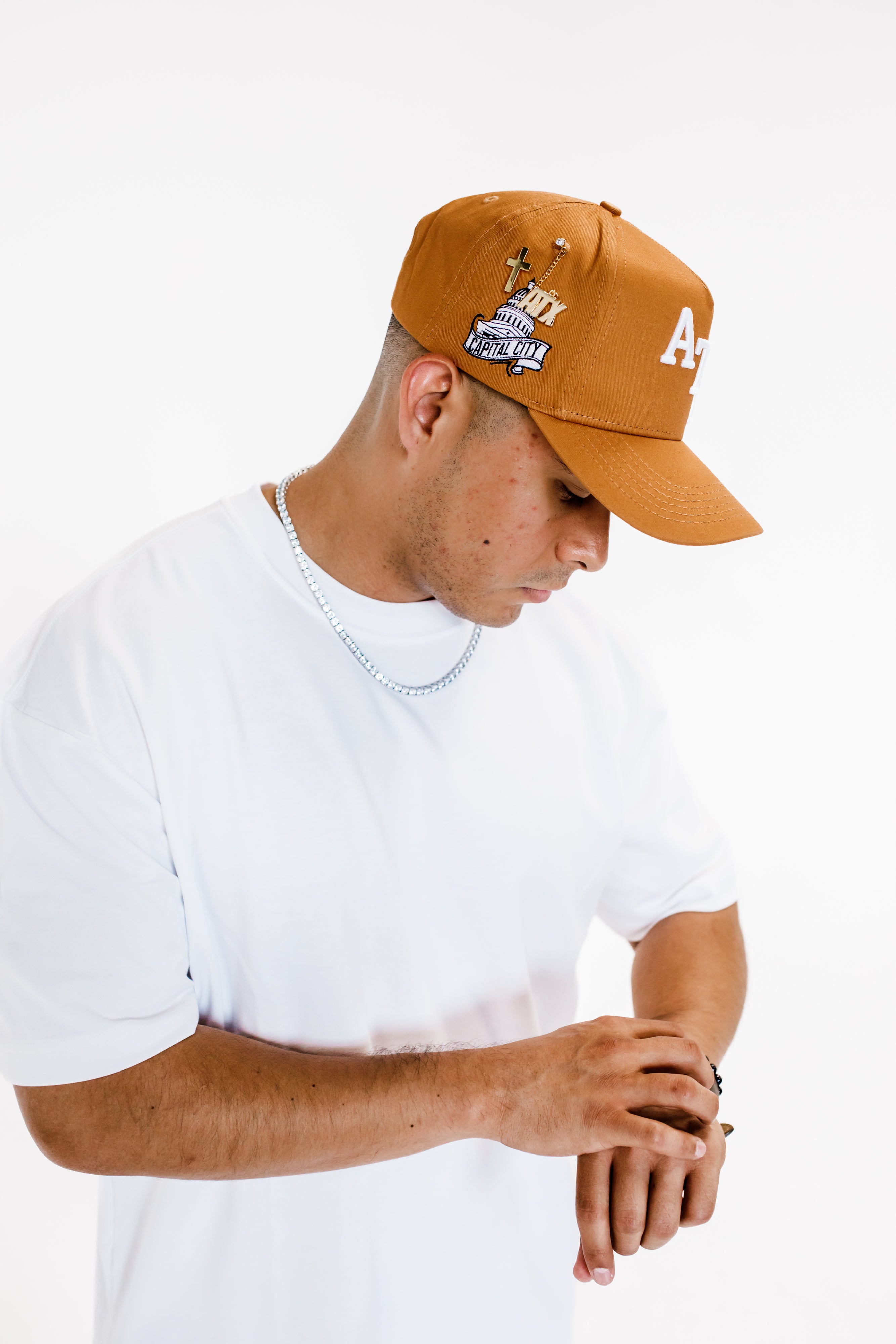ATX Light Burnt Orange Snapback