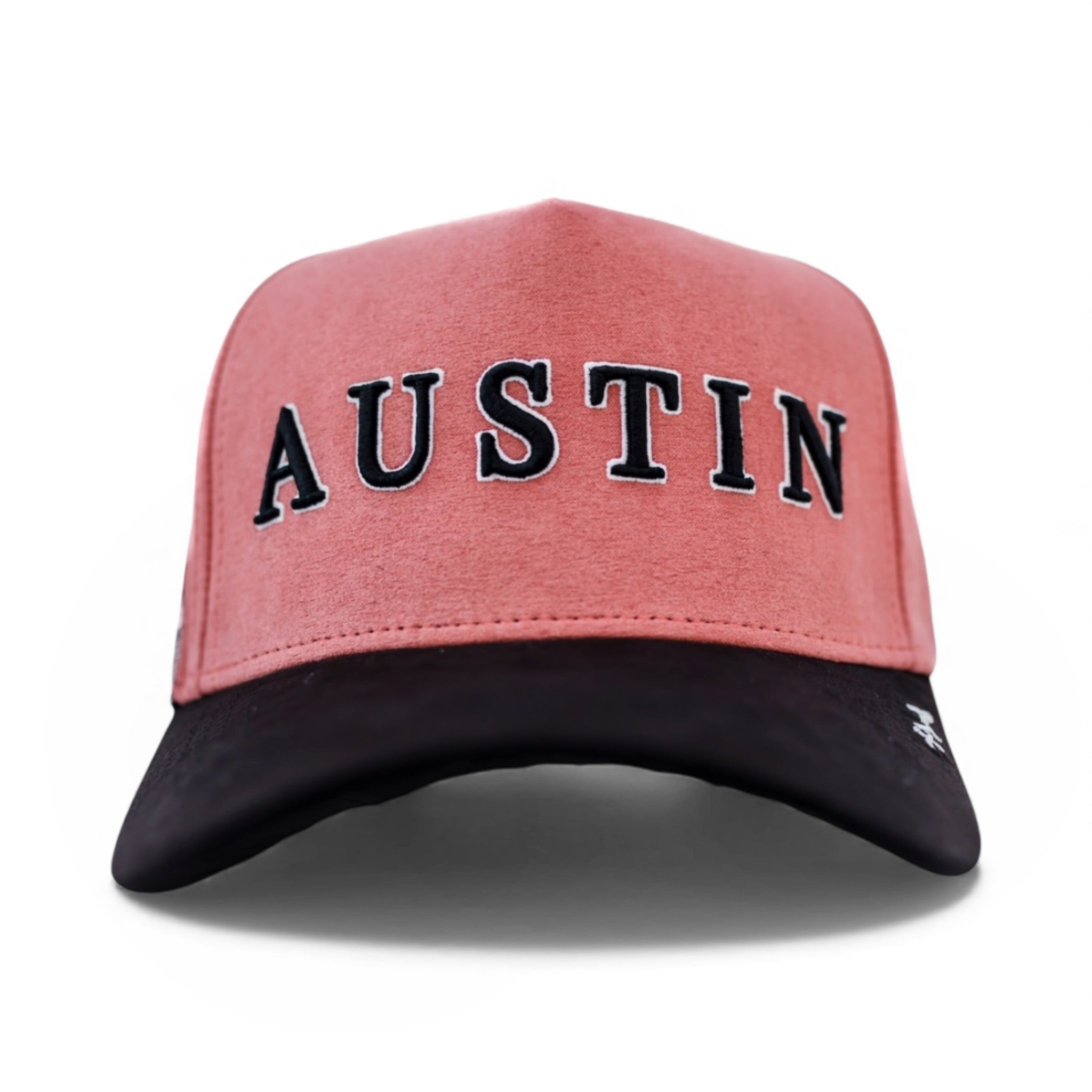 Austin Suede Snapback - Pink/Black