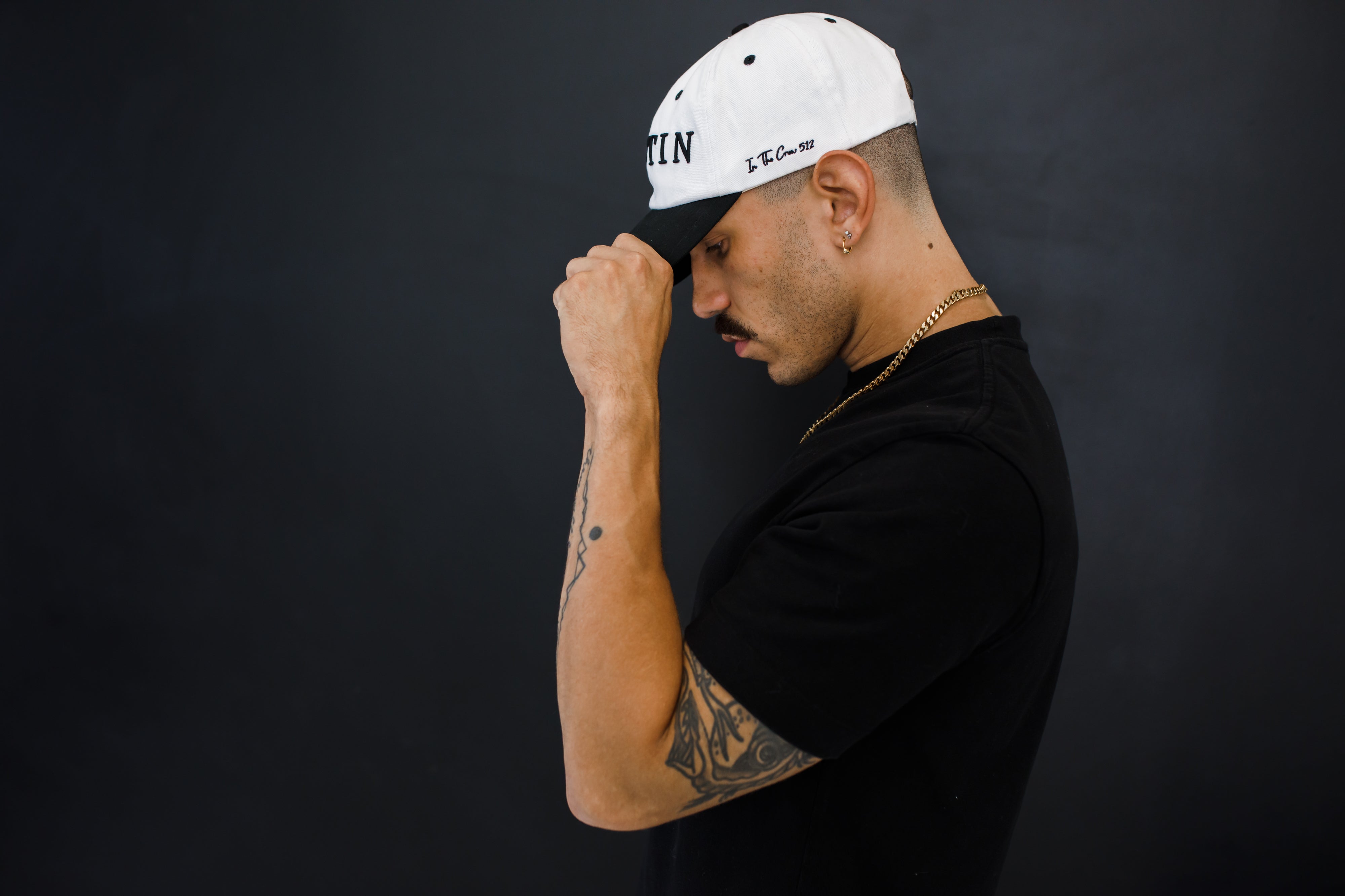 Dad Hat - White/Blk
