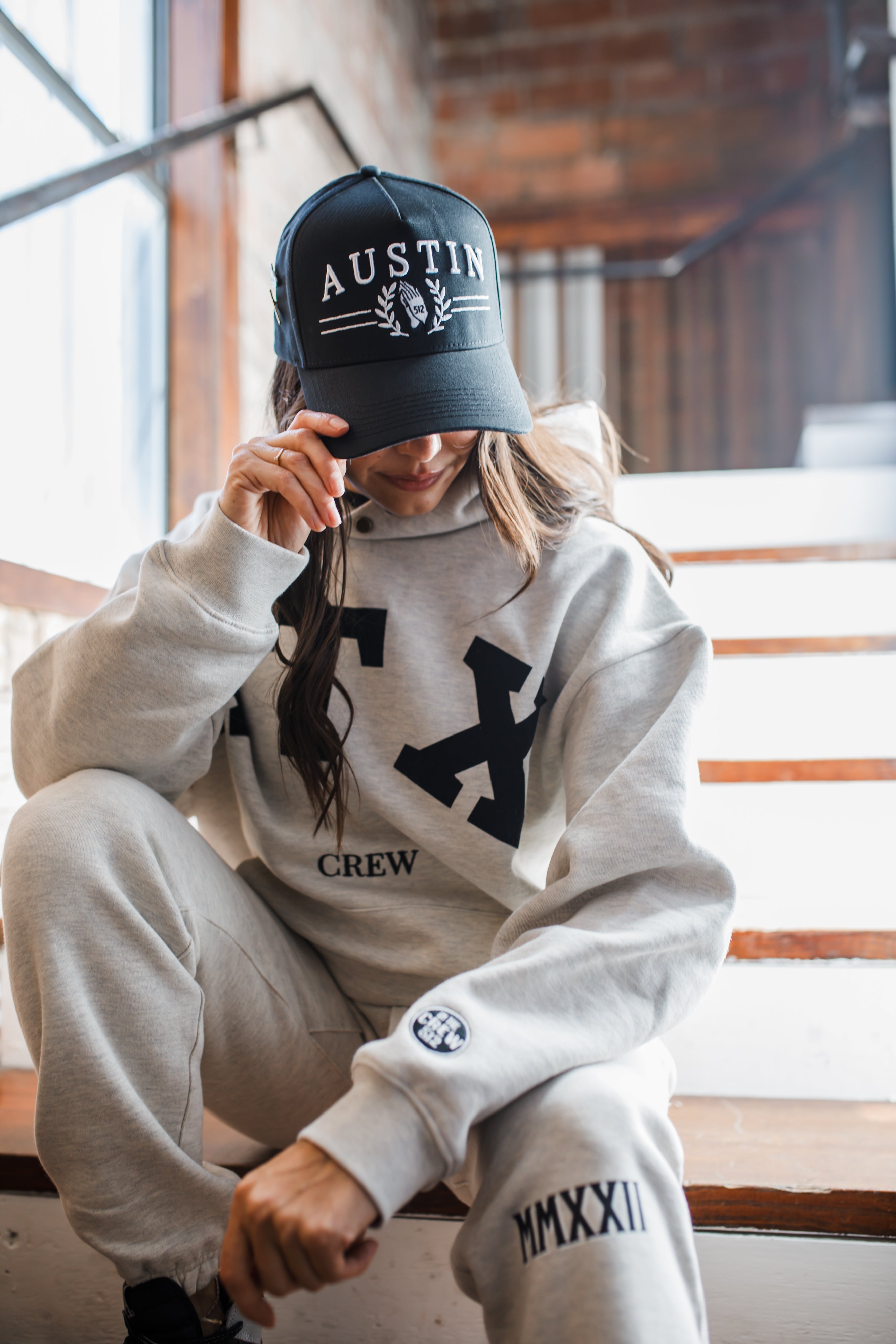 Austin Snapback - Black/White
