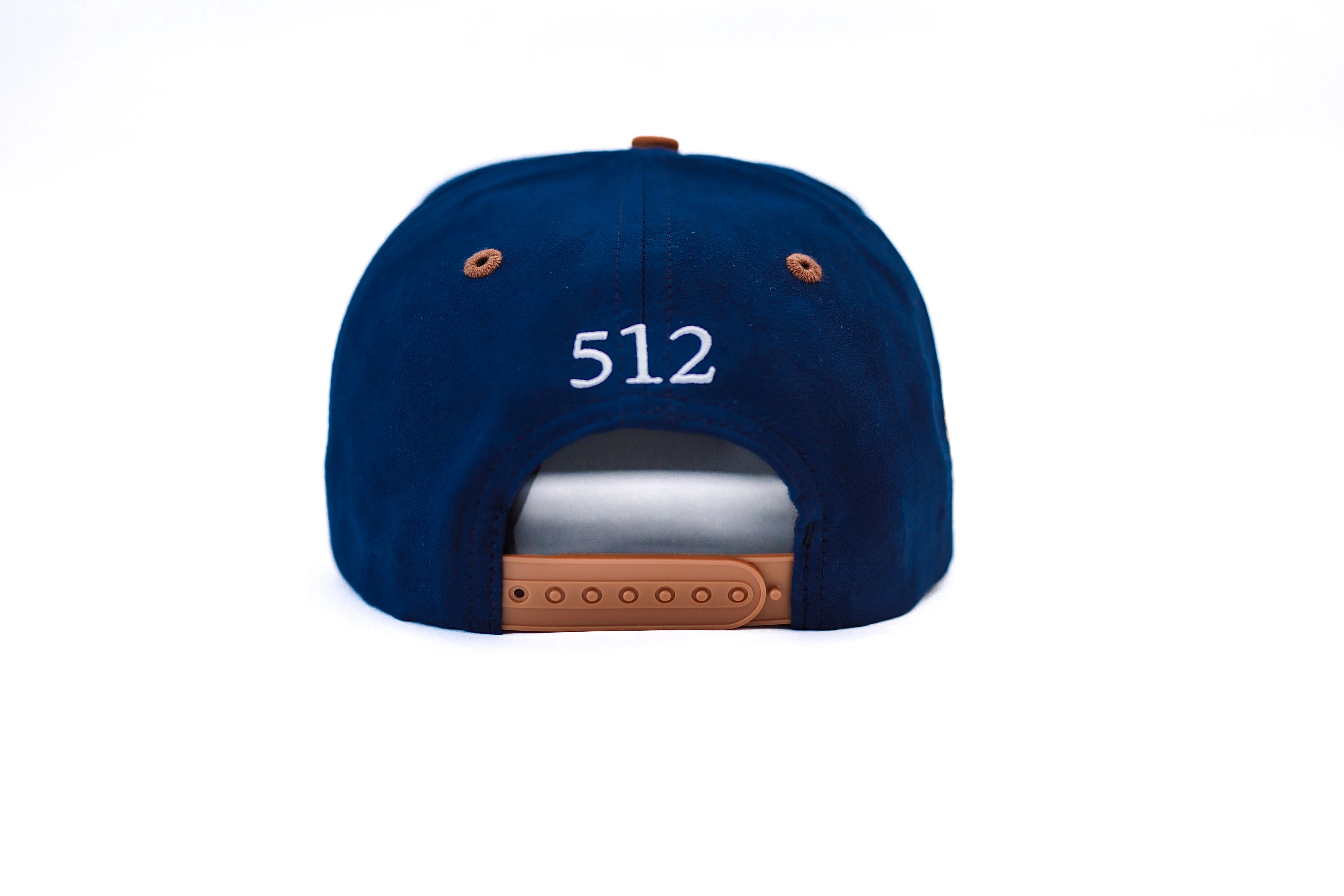 ATX Suede Snapback - Navy/Brown