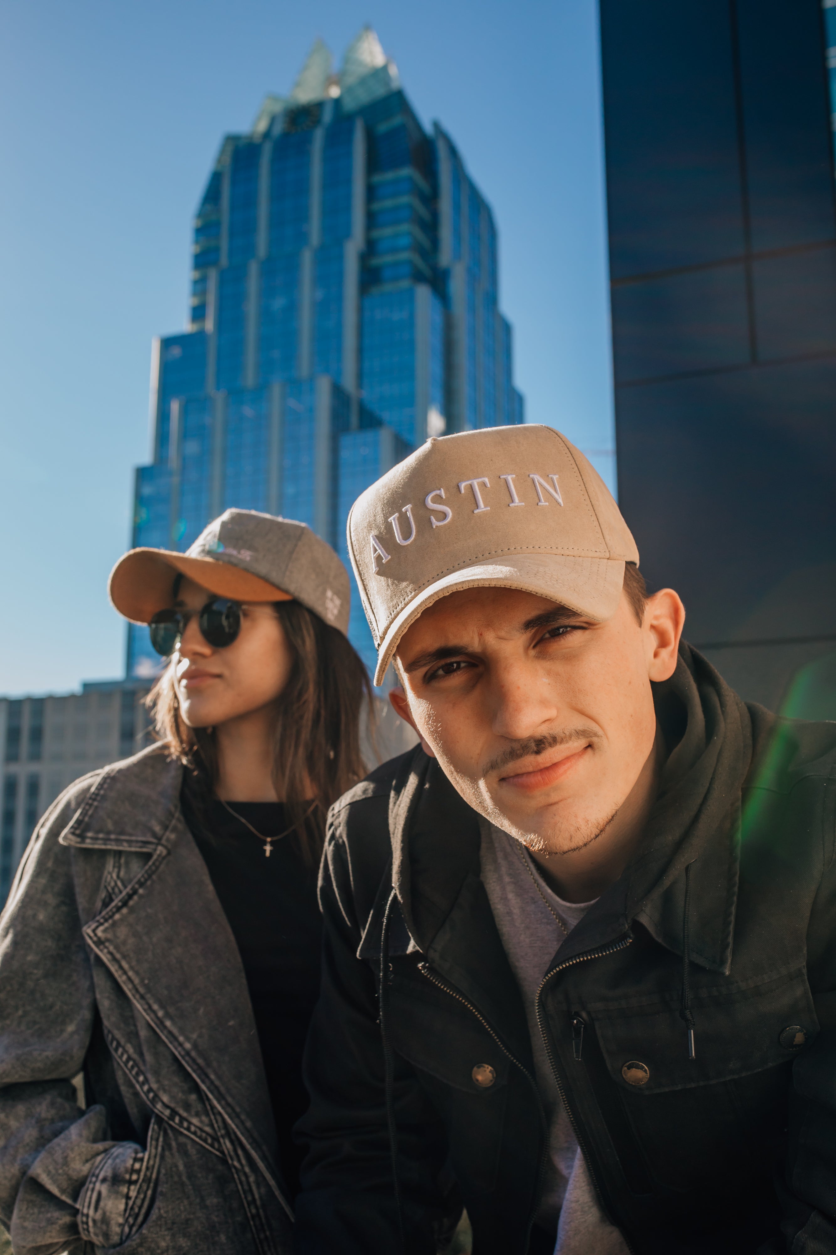 Skyline Suede Snapback - Sandstone