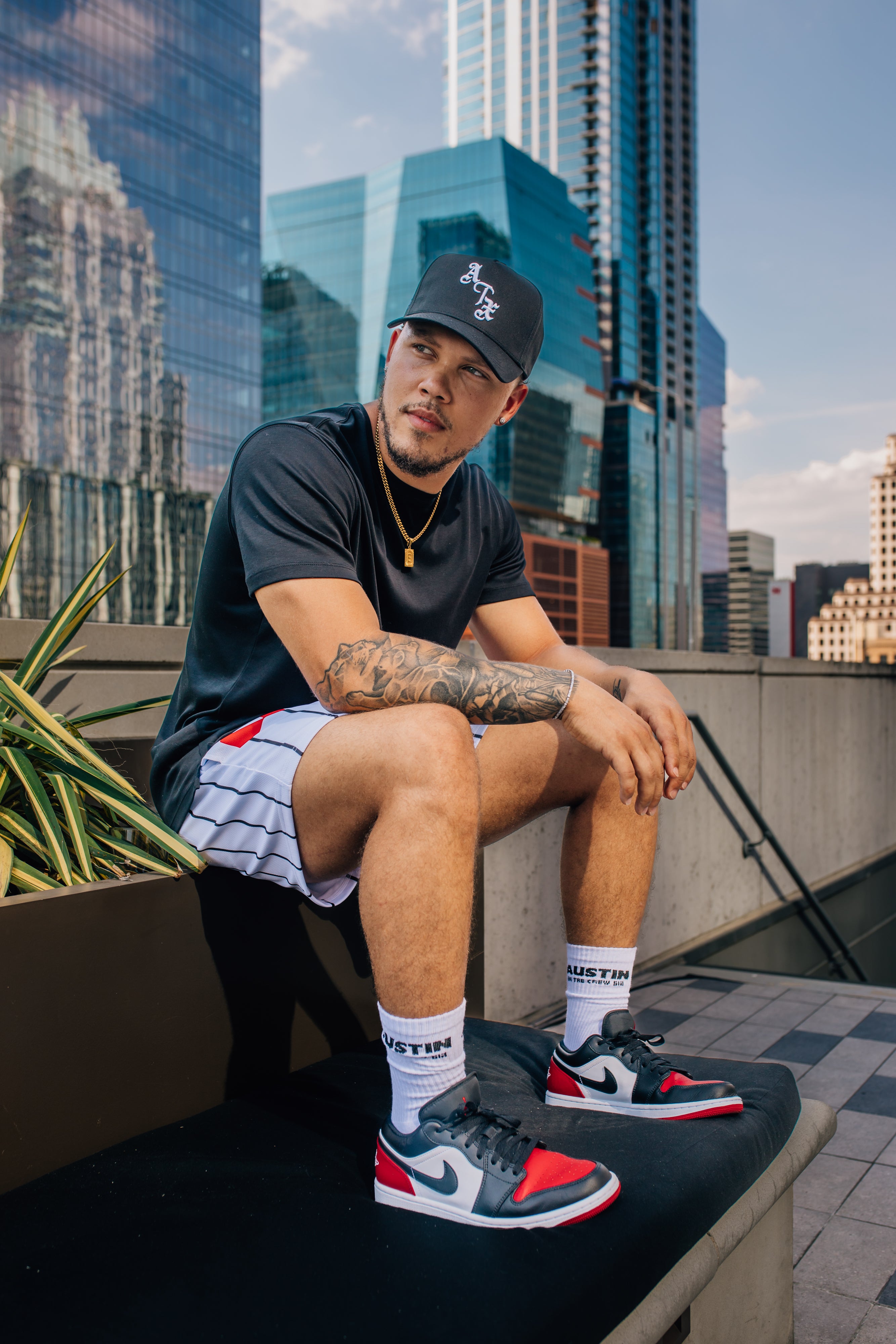 ATX Snapback - Black/white