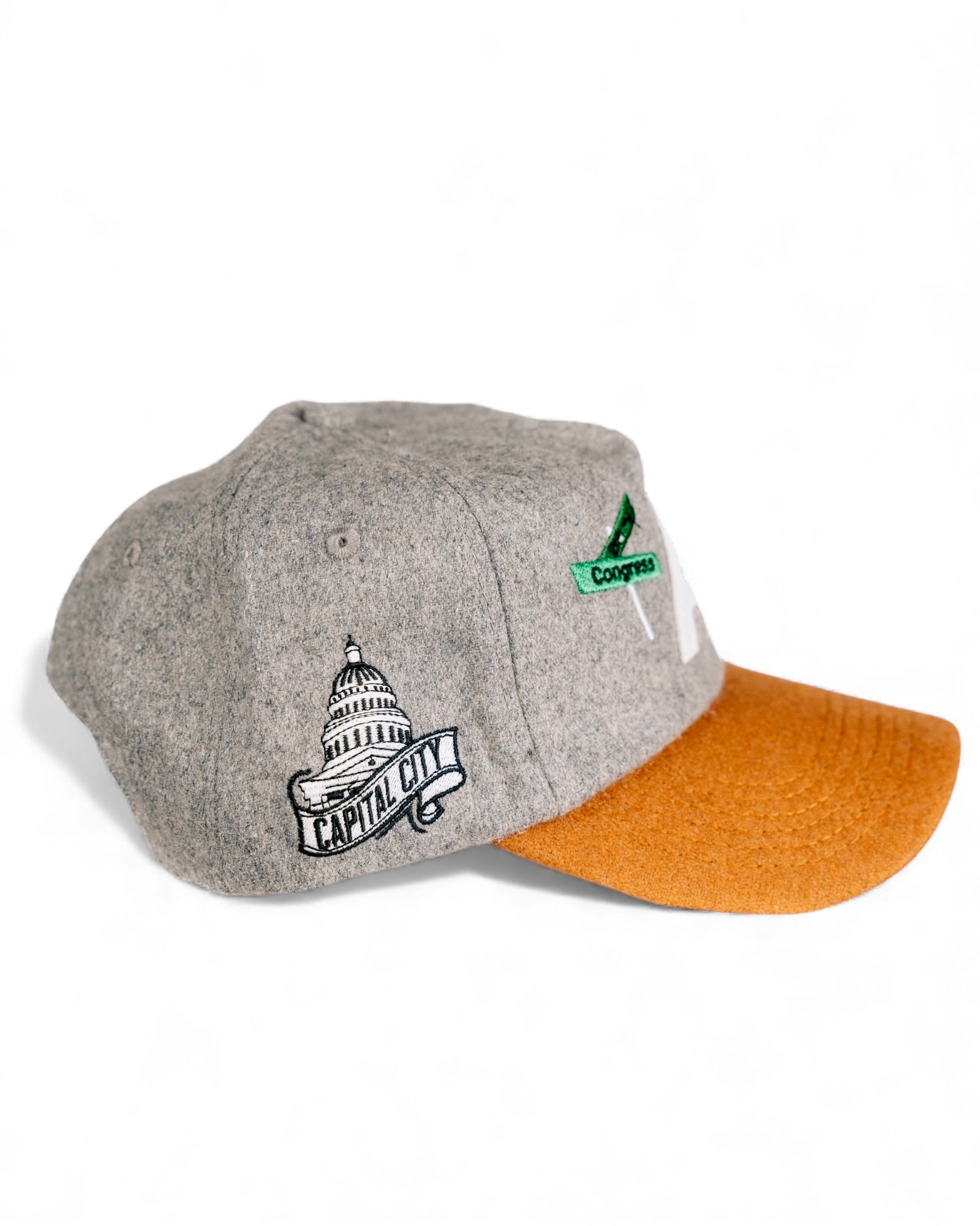 Wool "A" Patch Snapback