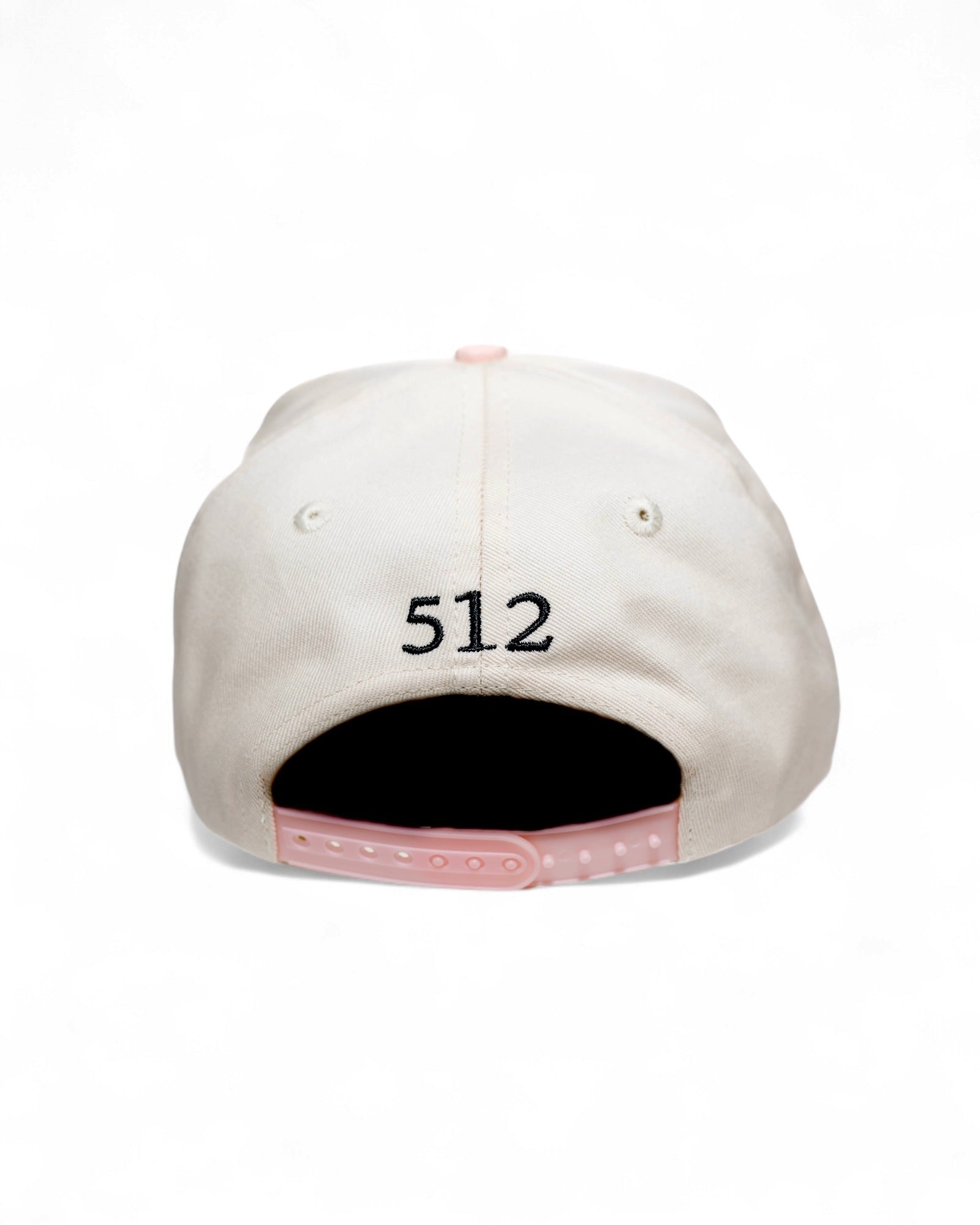 Suede Brim Snapback - Pink/Cream