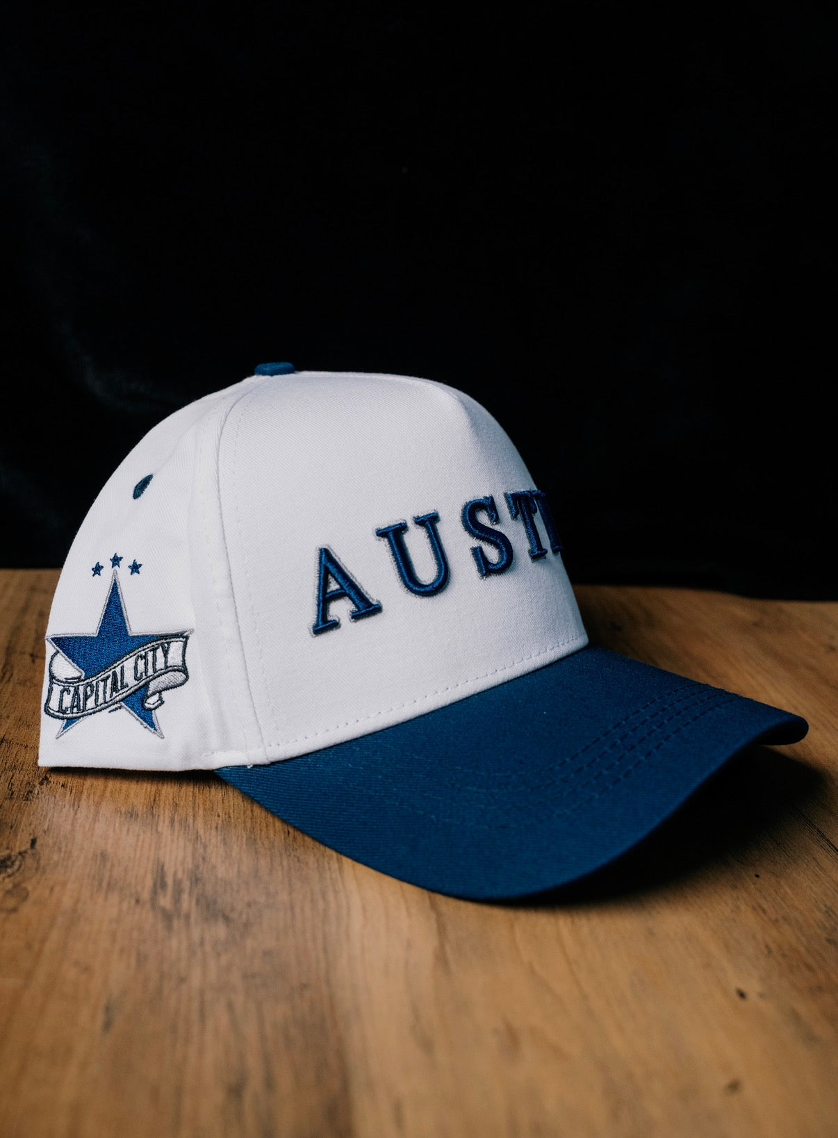 Austin "Dem Boyz" Snapback - White/Blue/Silver