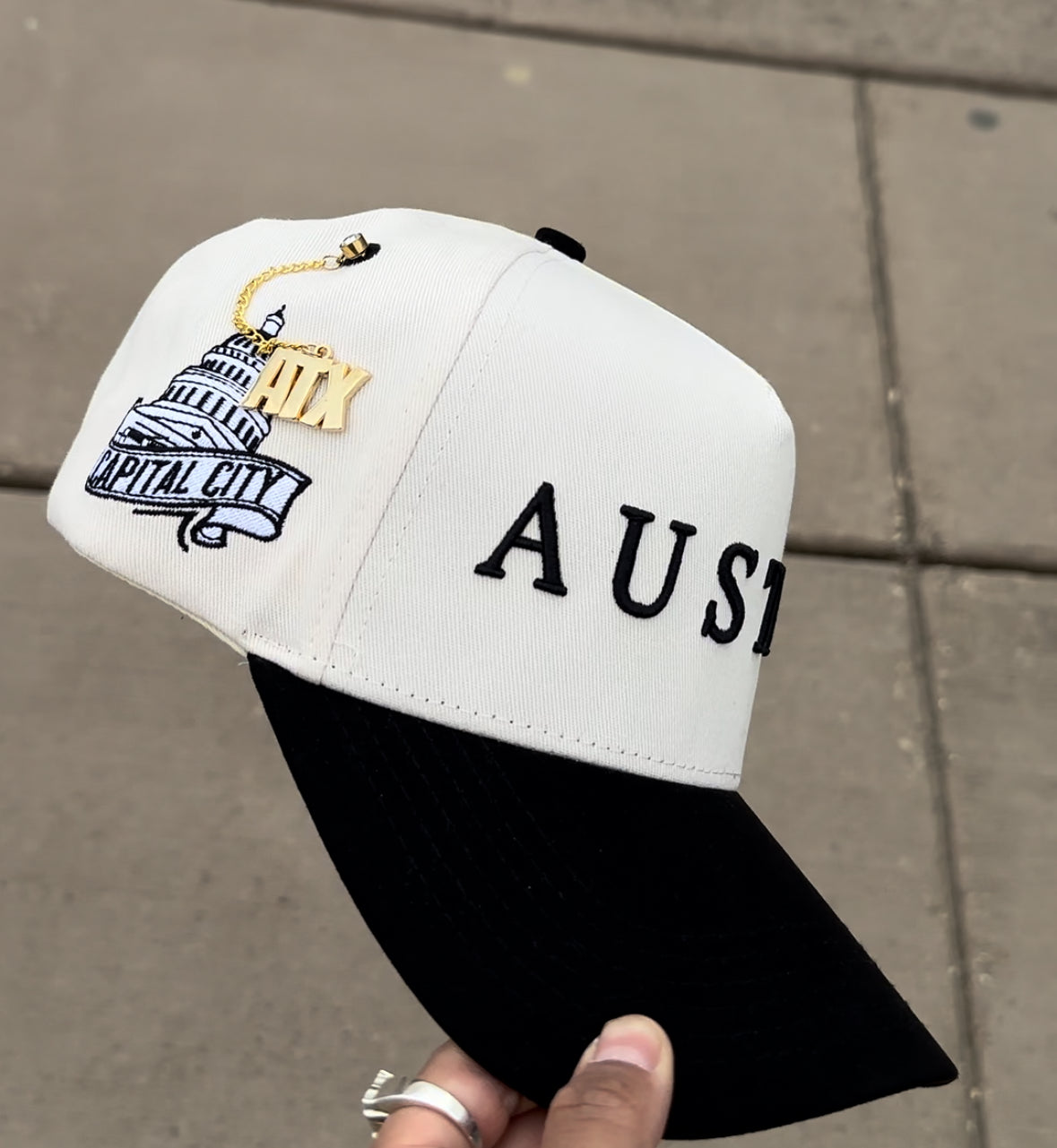 ATX Gold Chain Hat Pin