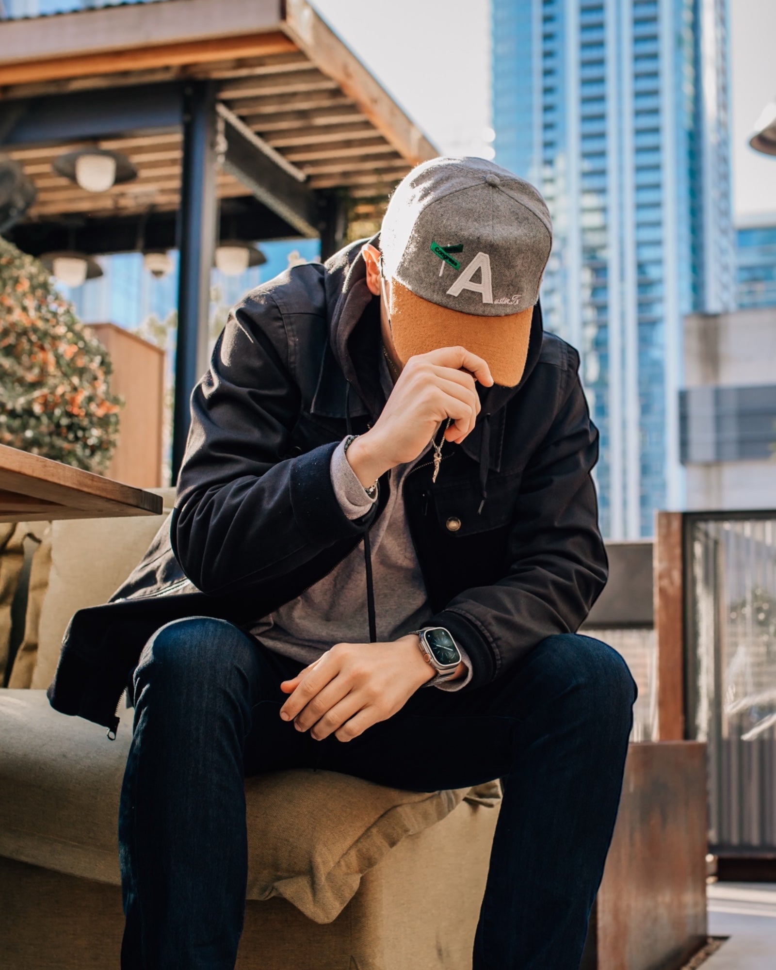 Wool "A" Patch Snapback