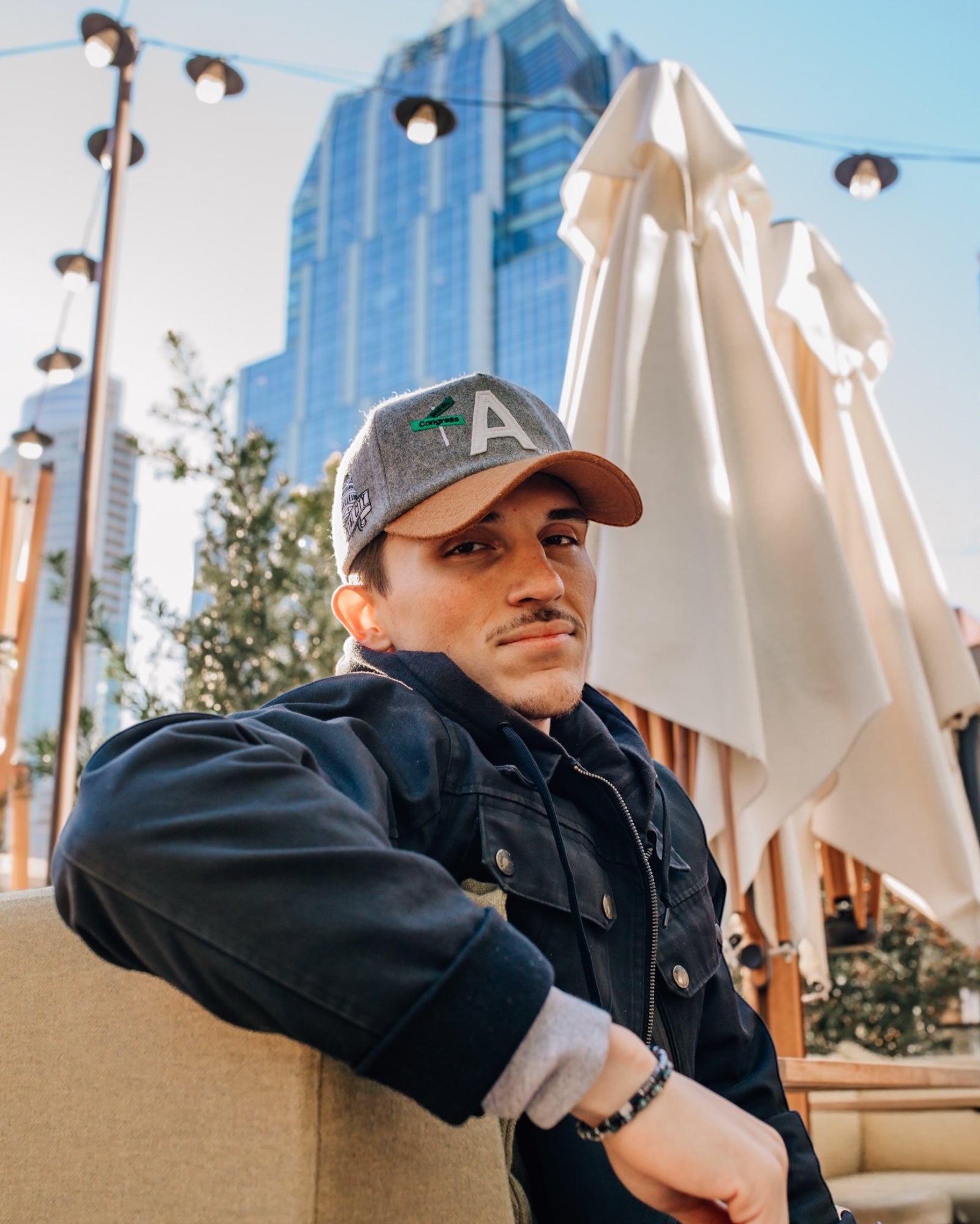 Wool "A" Patch Snapback