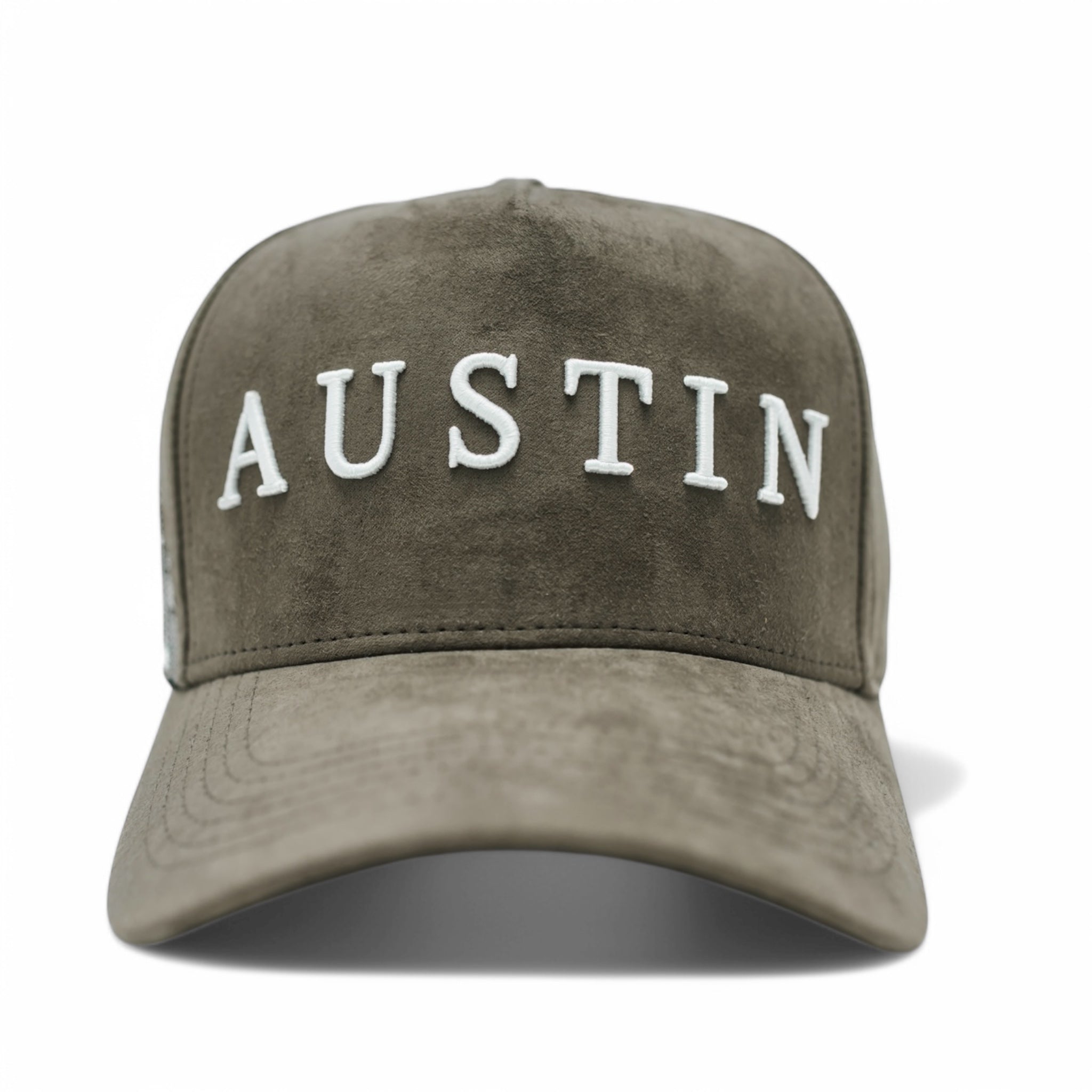 Skyline Suede Snapback - Ash Green