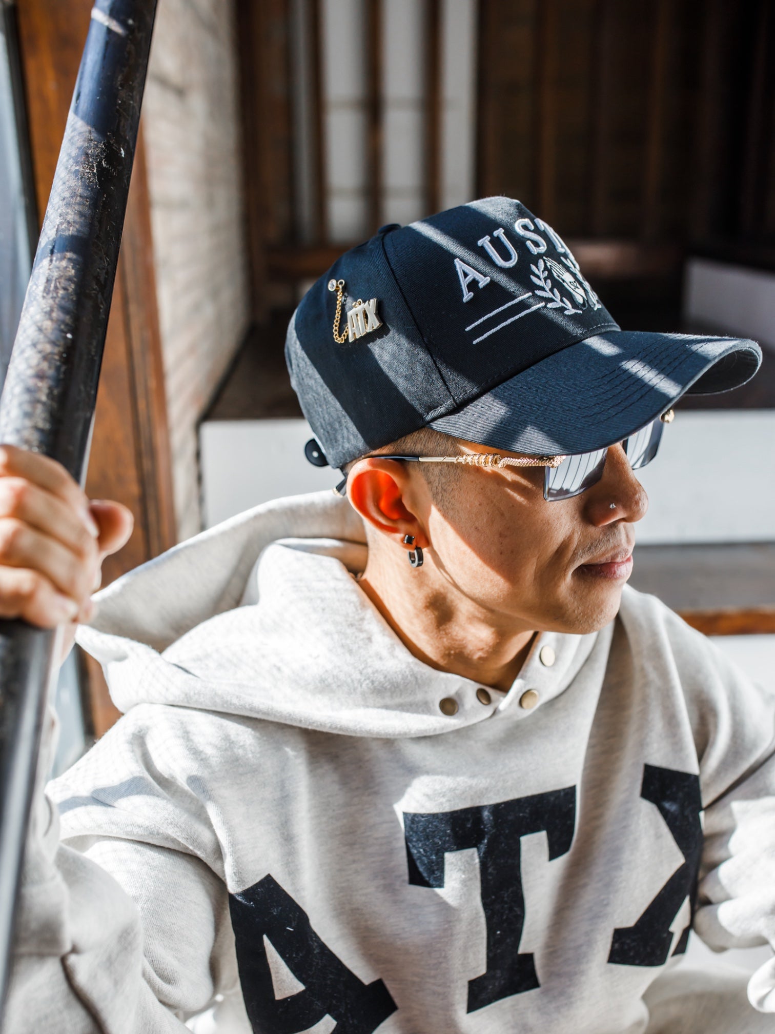Austin Snapback - Black/White