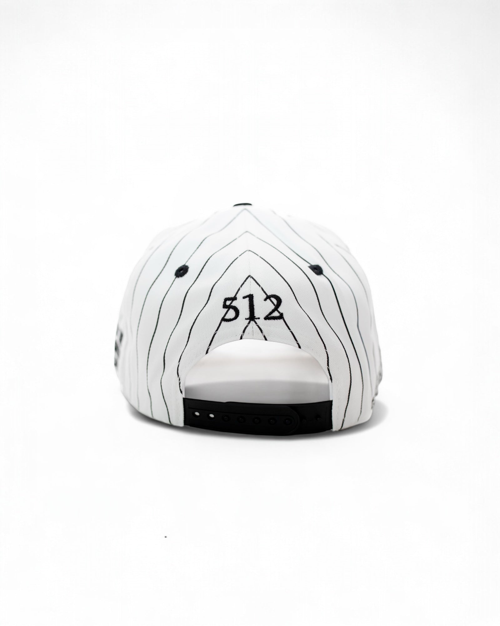 Black Pinstripe Longhorn Snapback