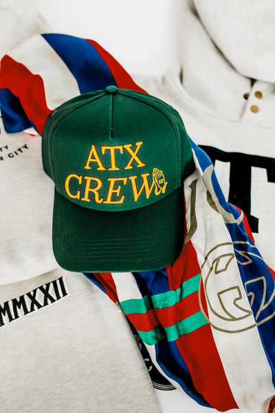 ATX CREW Snapback - Green/Gold