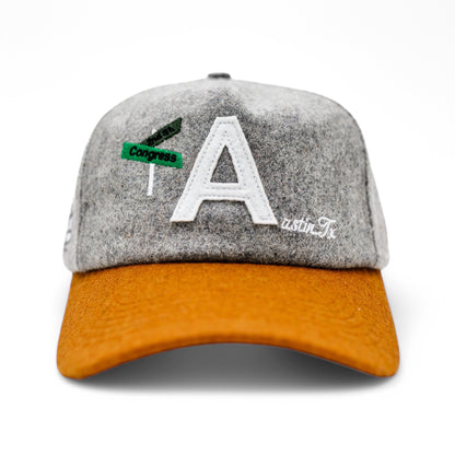 Wool "A" Patch Snapback