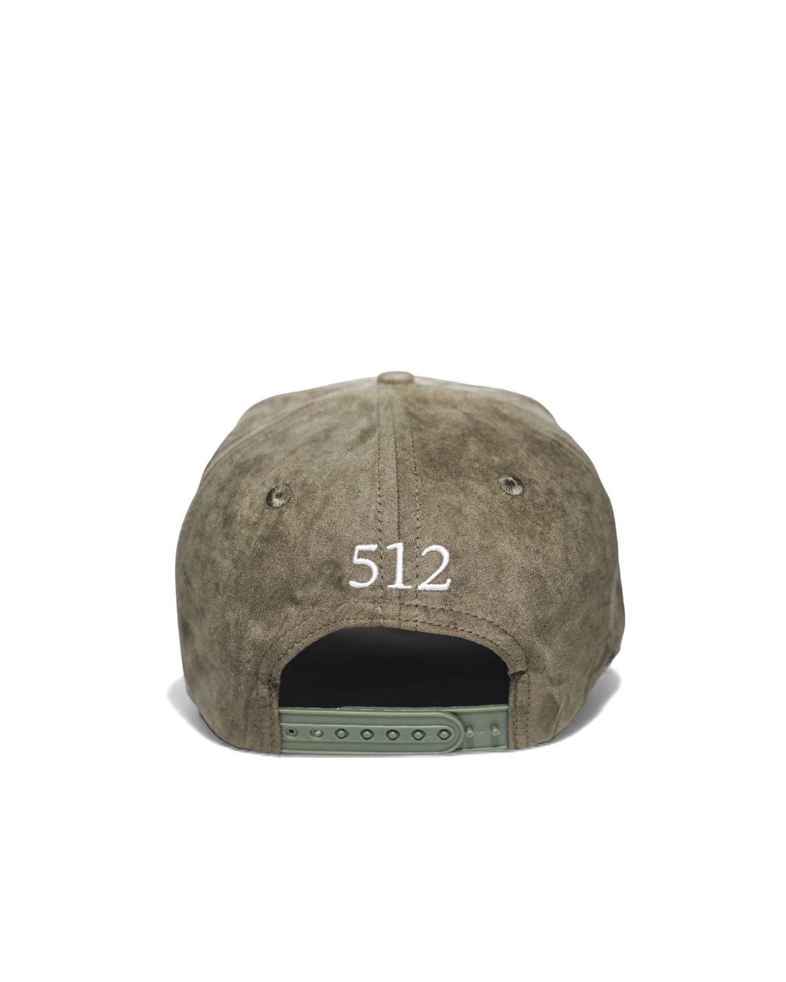 Skyline Suede Snapback - Ash Green