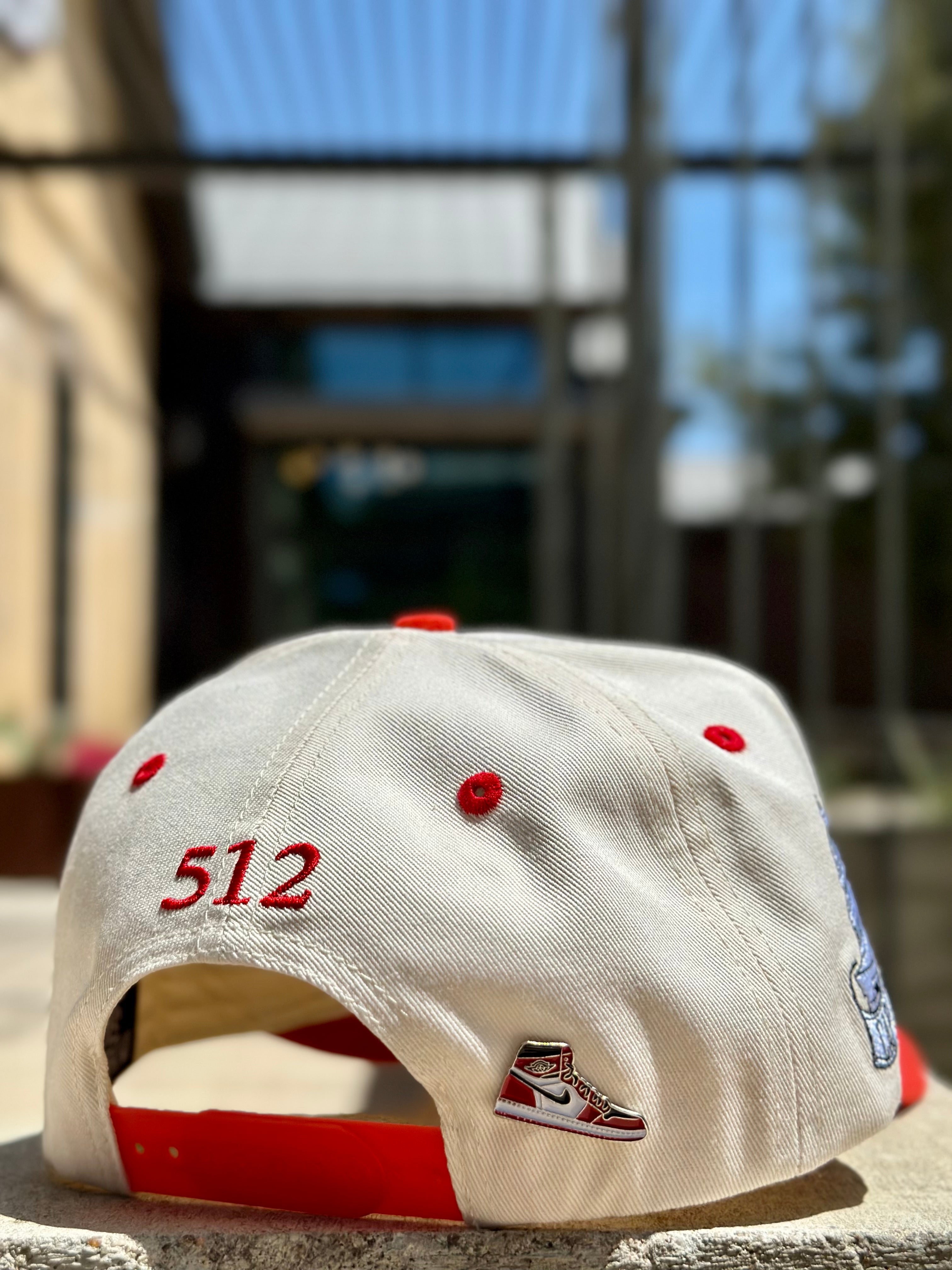 Air Jordan 1 Hat Pin - Red/White