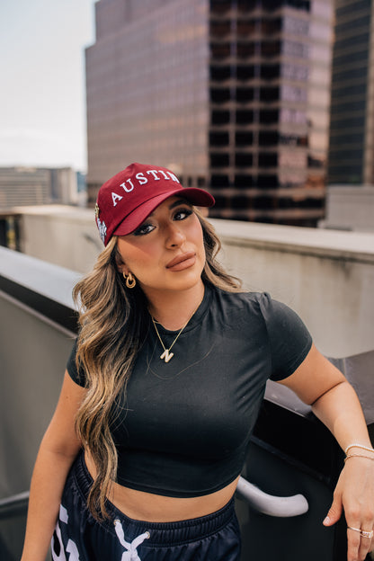 Austin Snapback - Maroon