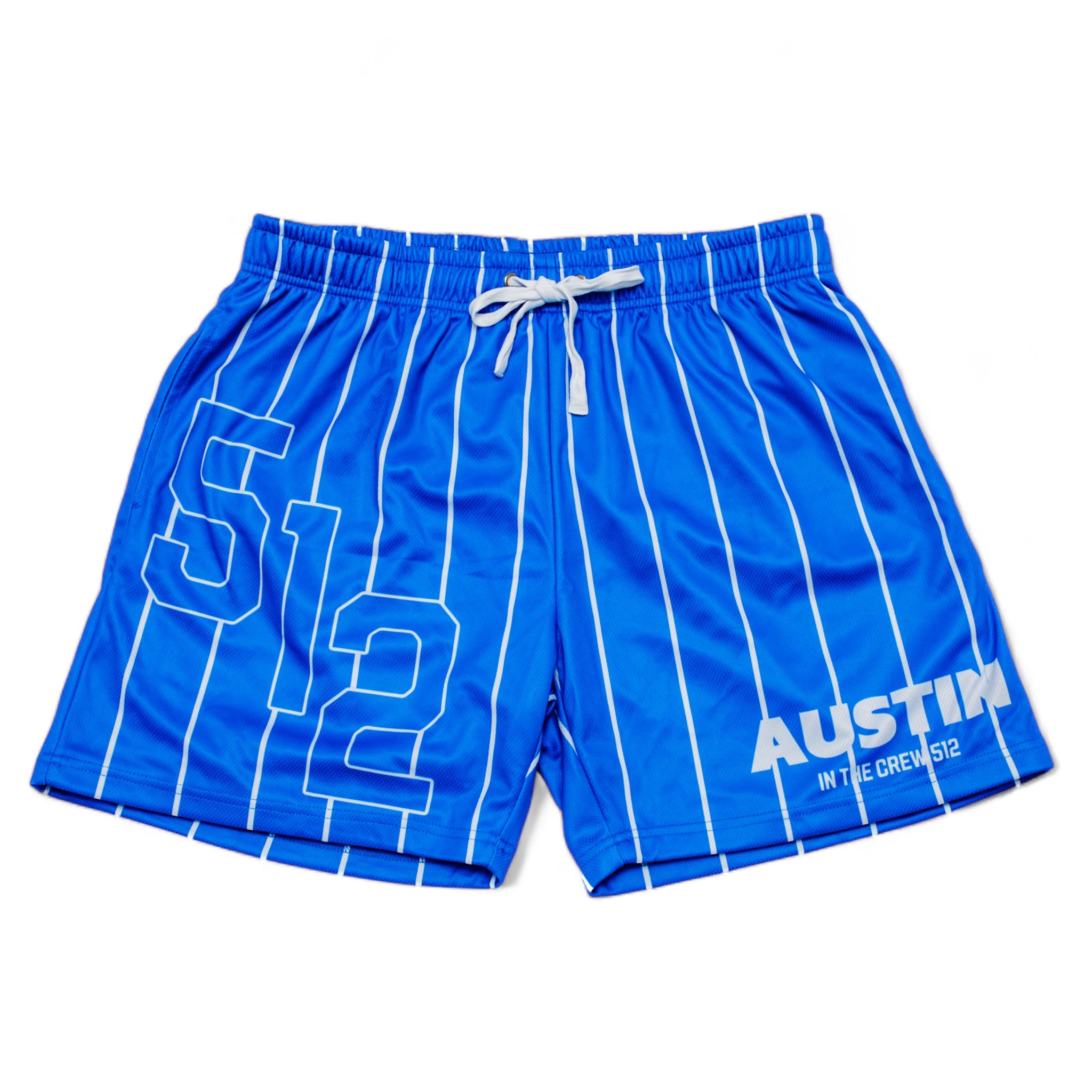 512 Crew Shorts - Blue/white stripes