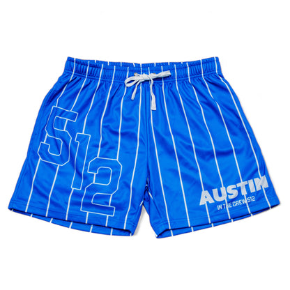 512 Crew Shorts - Blue/white stripes