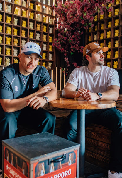 Austin "Dem Boyz" Snapback - White/Blue/Silver
