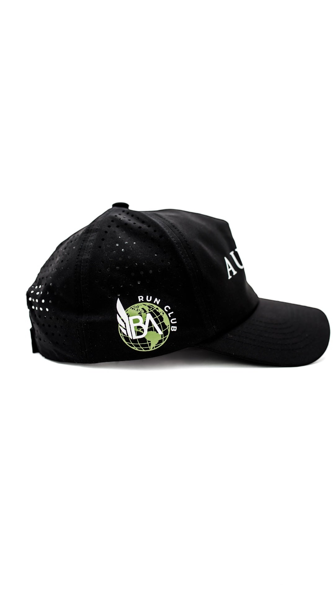 Austin Running Hat - Black/Green