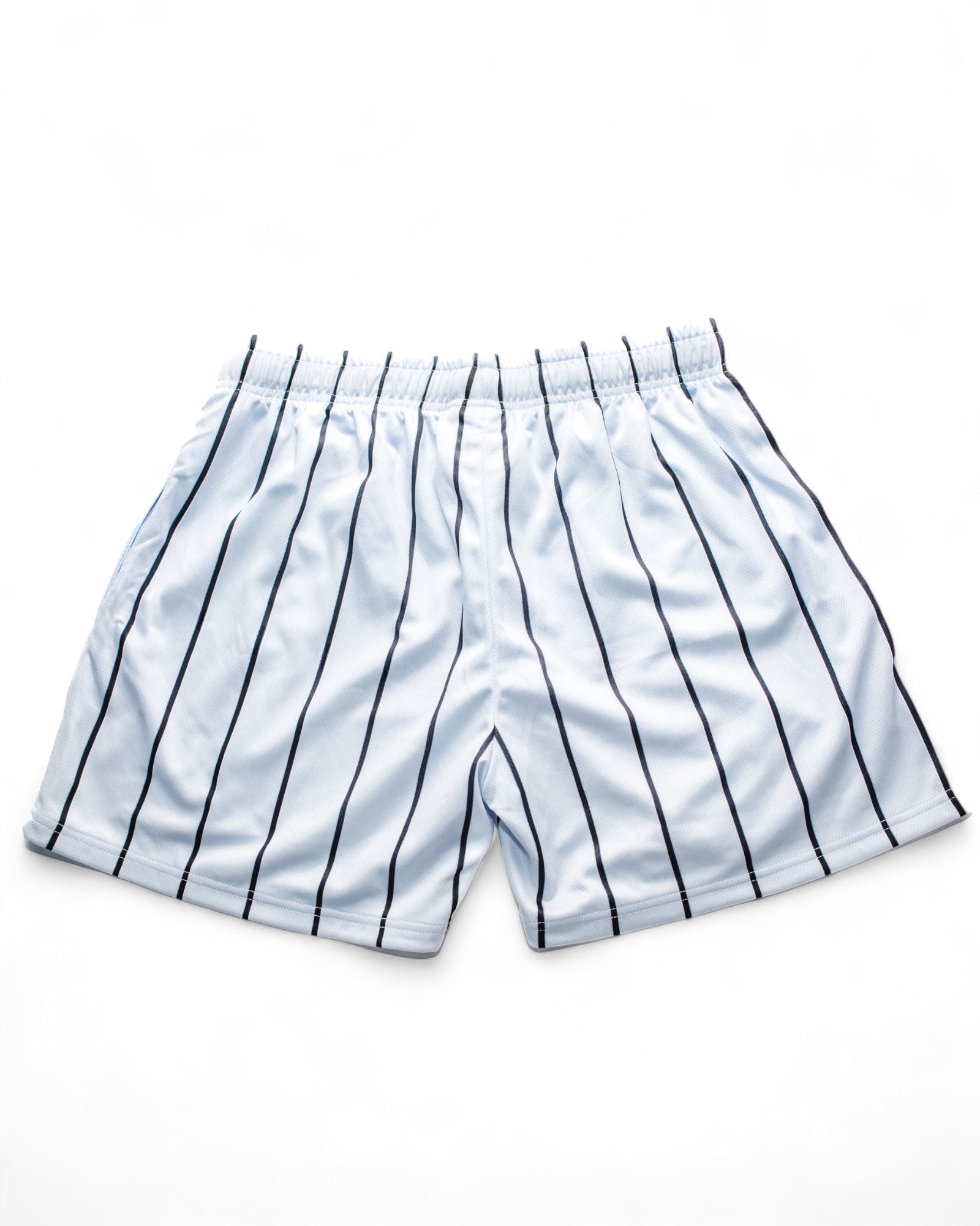 512 Crew Shorts - White/Red stripes