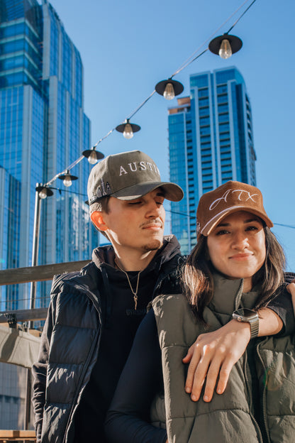Corduroy Unstructured SnapBack - Brown