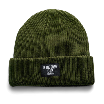 Crew Beanie - Pine Green