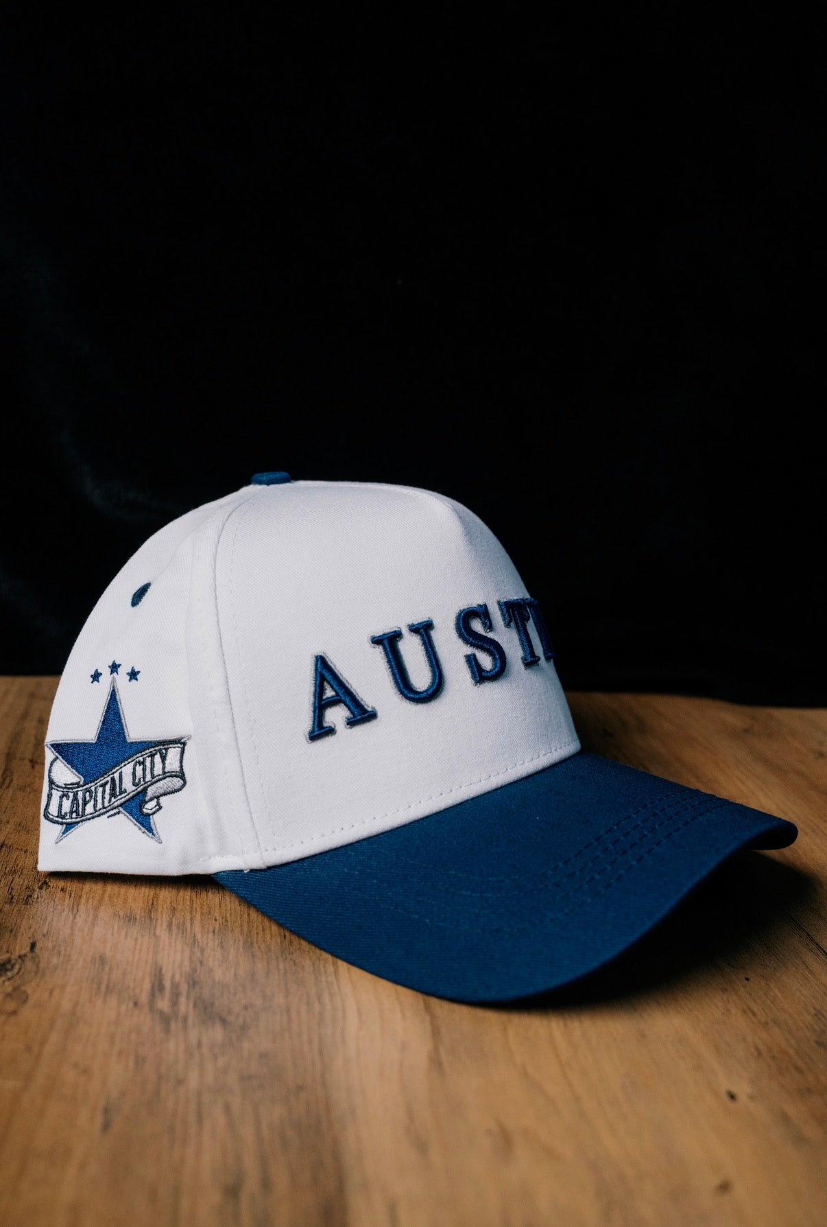 Austin "Dem Boyz" Snapback - White/Blue/Silver