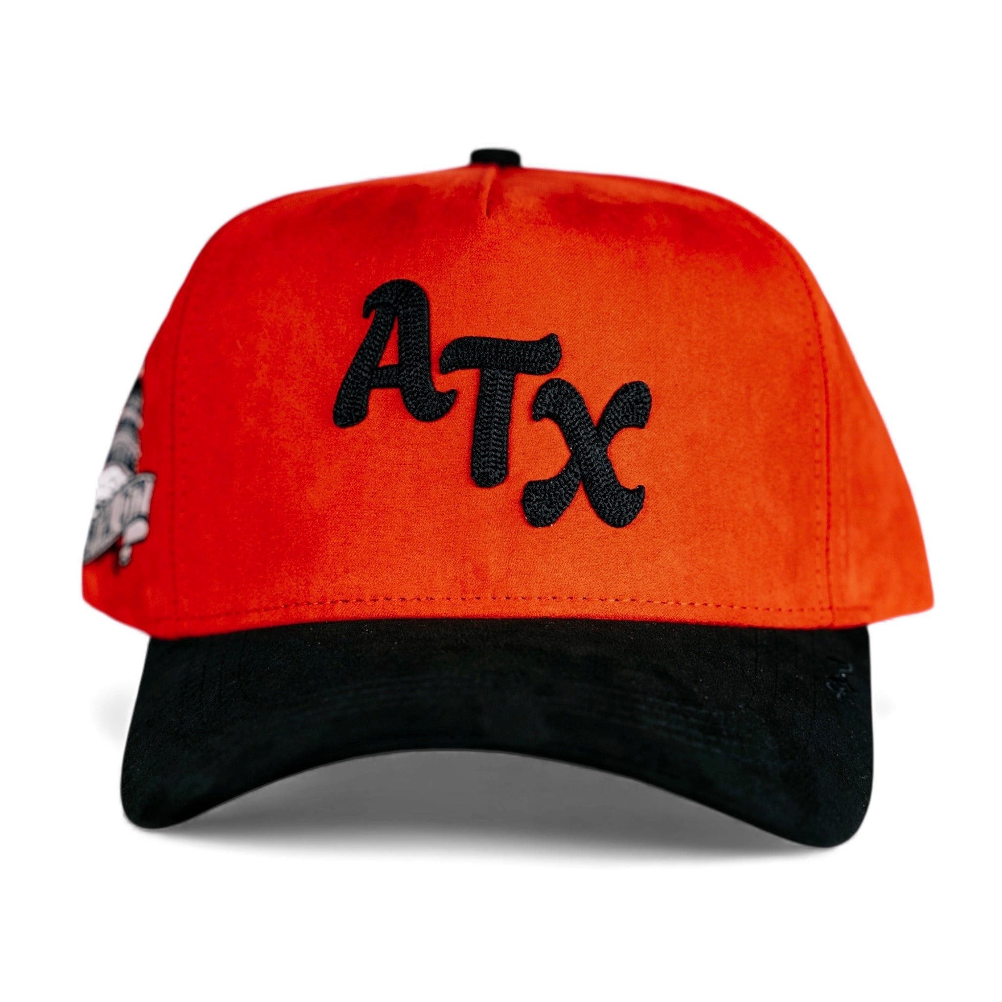 ATX Suede Snapback - Red/Black