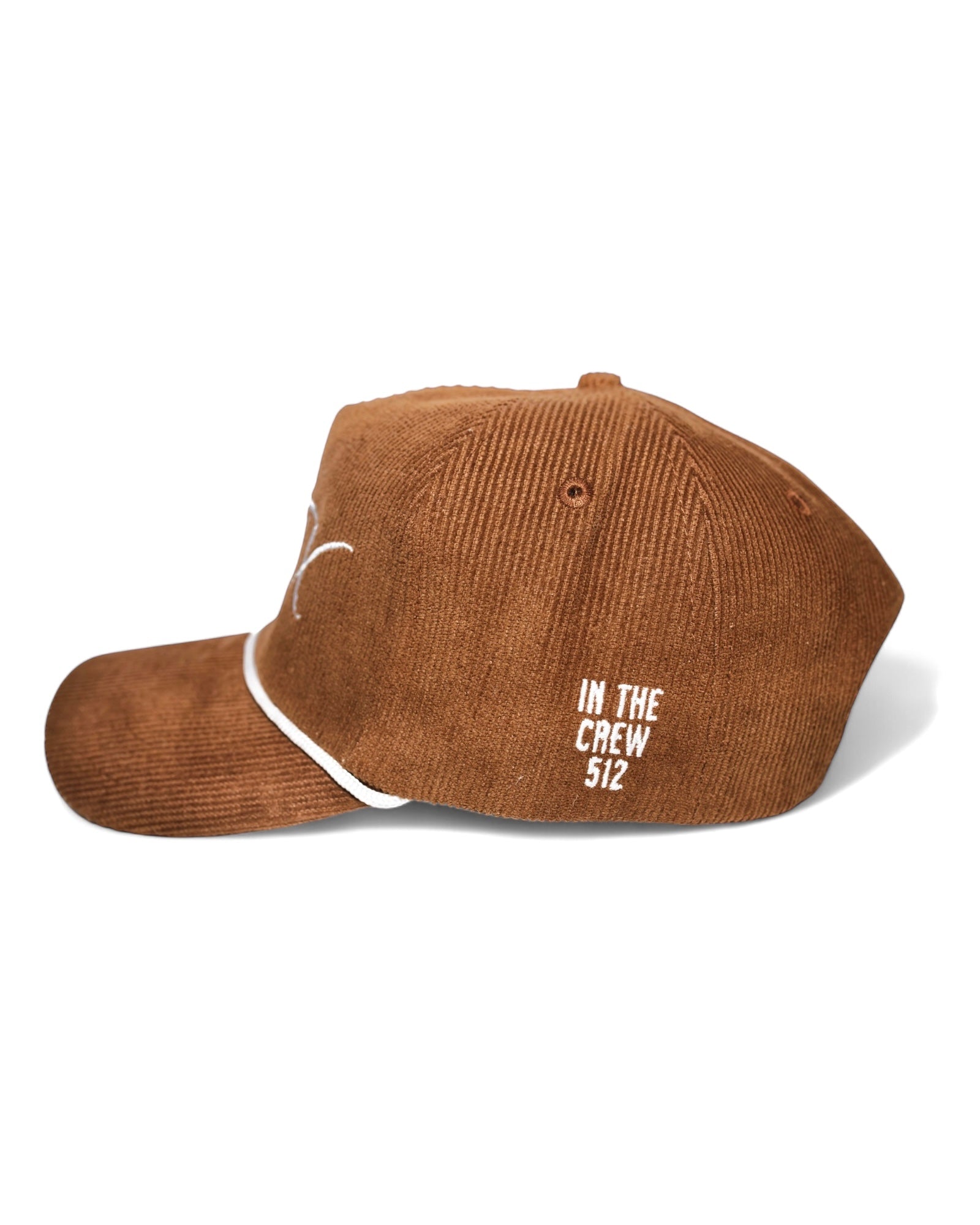 Corduroy Unstructured SnapBack - Brown