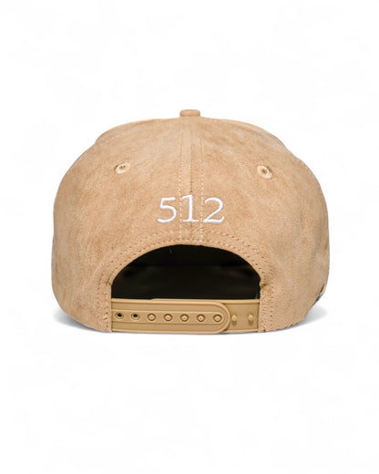 Skyline Suede Snapback - Sandstone