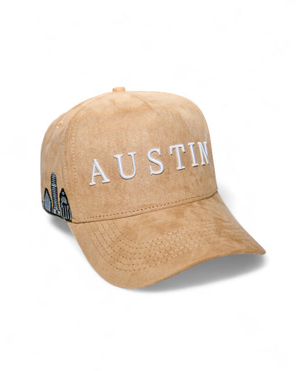 Skyline Suede Snapback - Sandstone