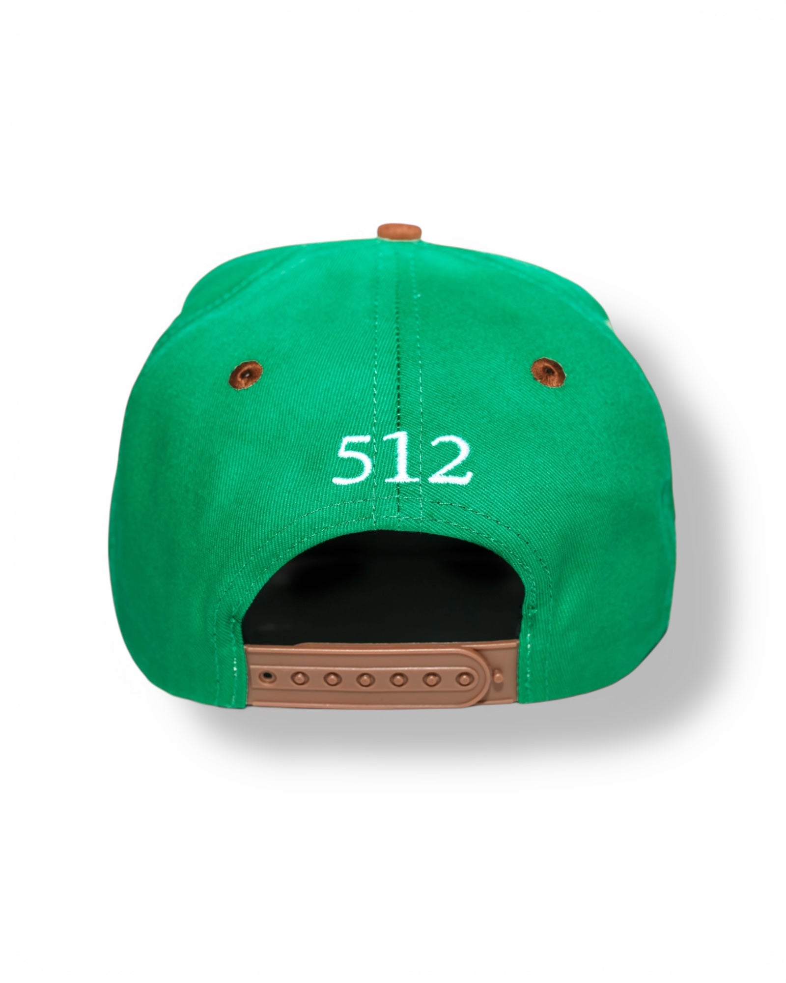 Suede Brim SnapBack - ATX Green/Brown