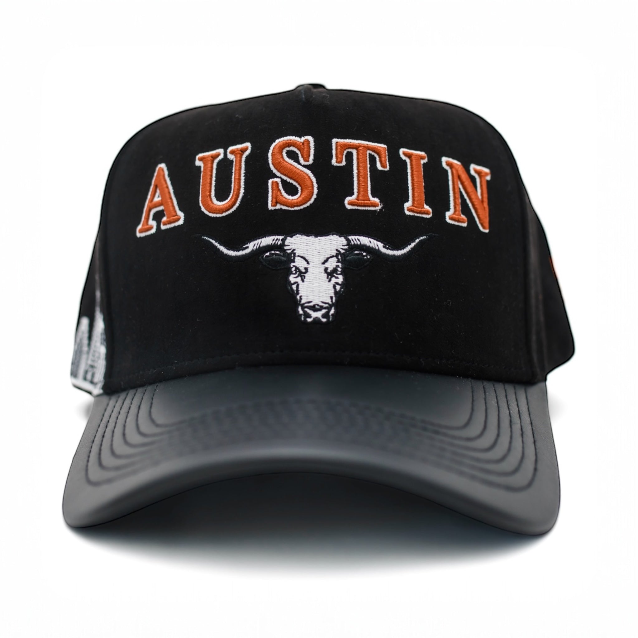 Austin Longhorn Snapback - Black