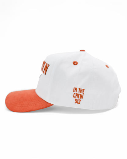 Austin Longhorn Snapback - White