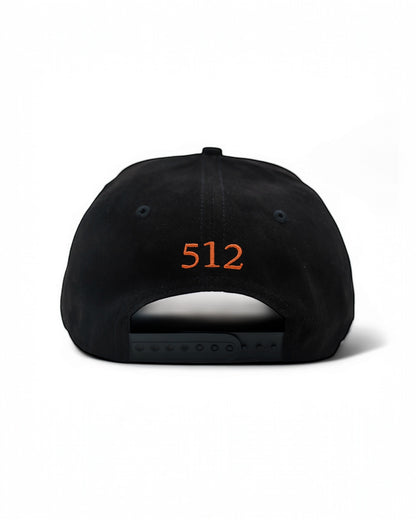 Austin Longhorn Snapback - Black