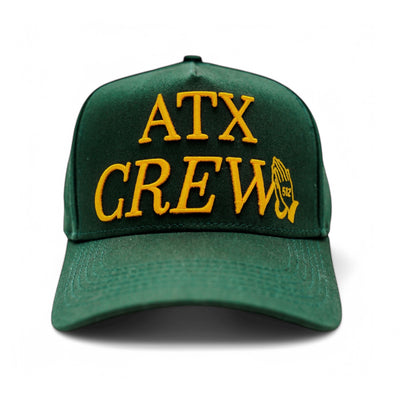 ATX CREW Snapback - Green/Gold