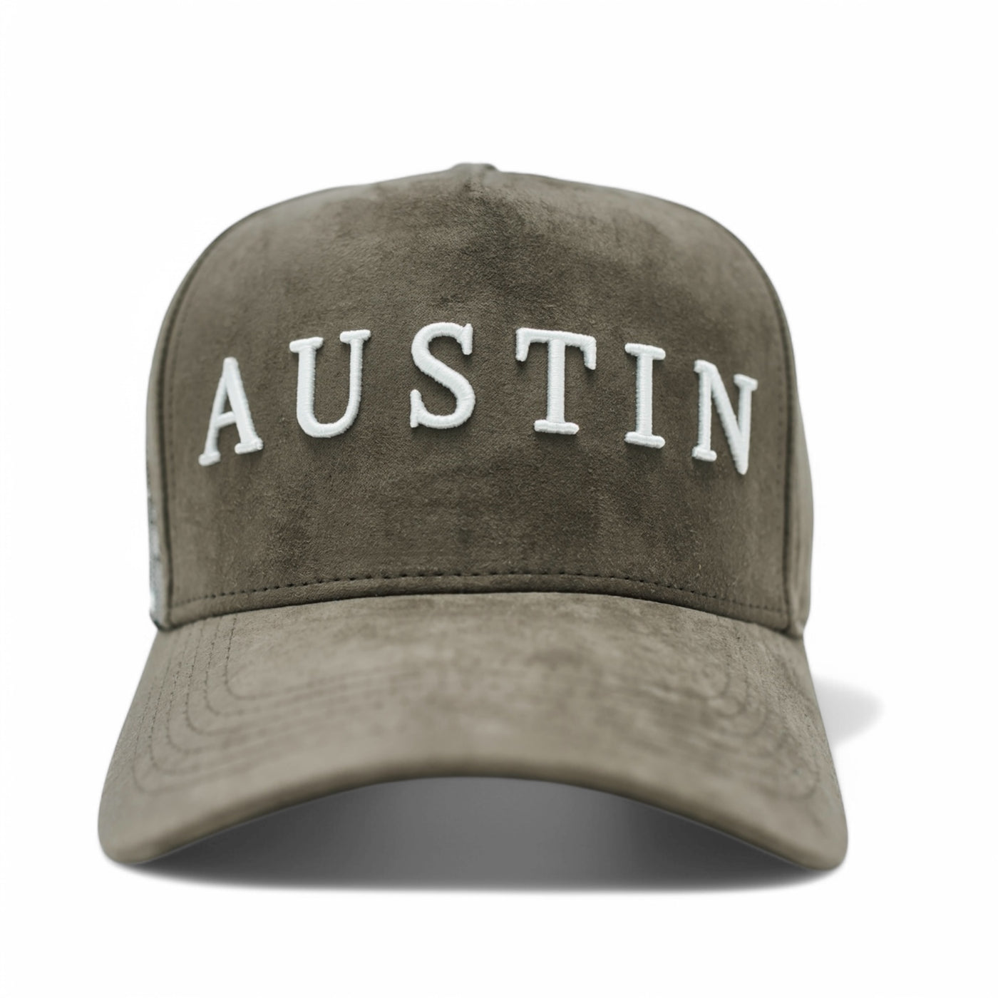 Skyline Suede Snapback - Ash Green