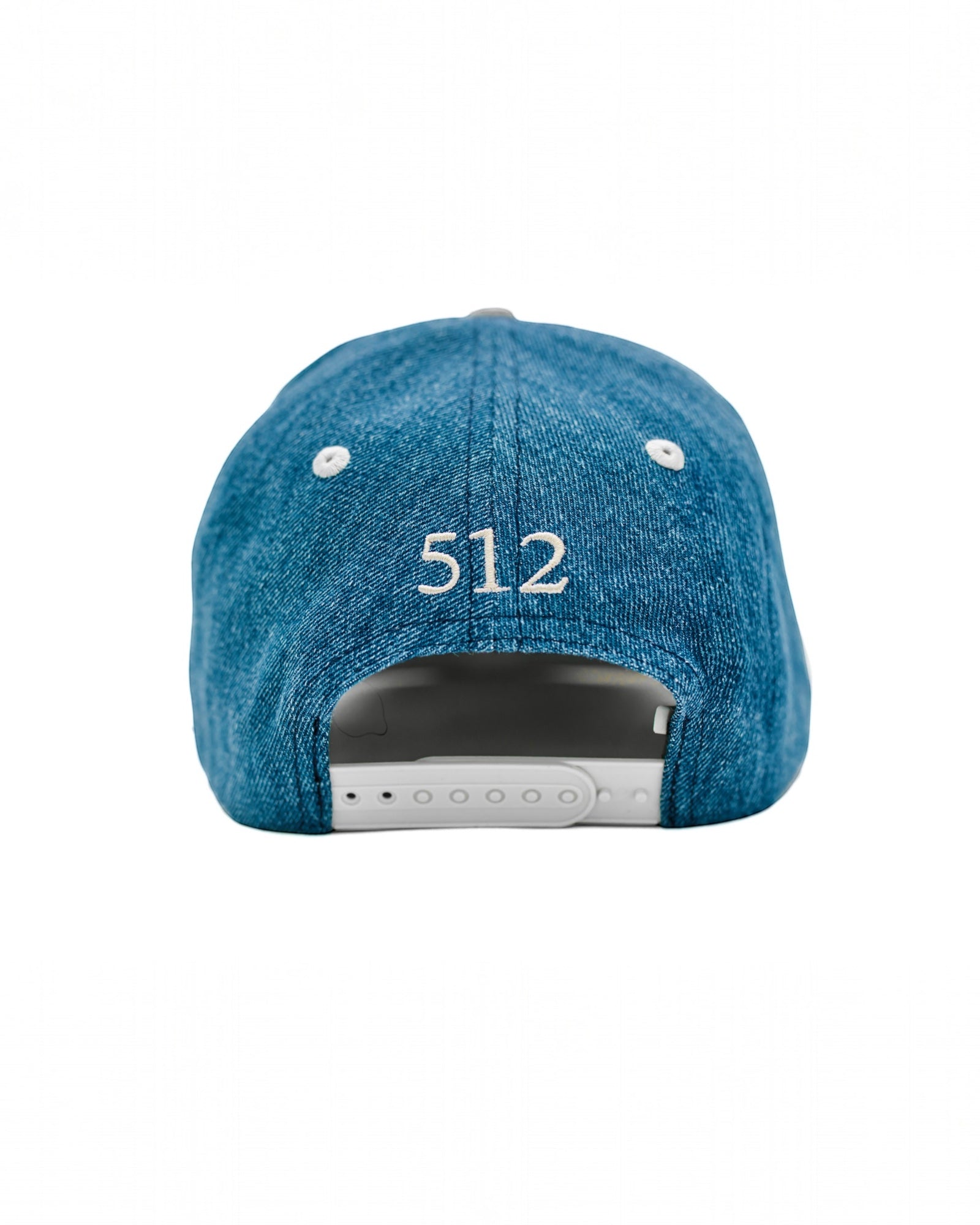 Suede Brim Unstructured Snapback - Denim