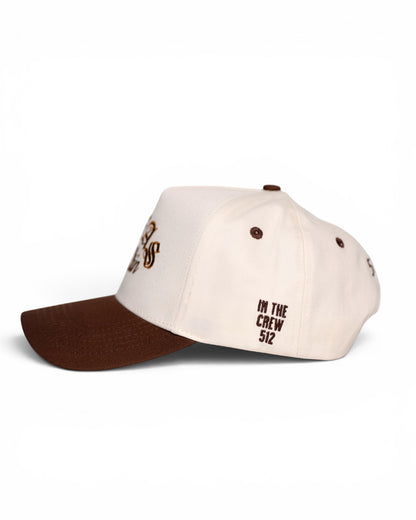 1988 TEXAS Snapback - Cream/Brown