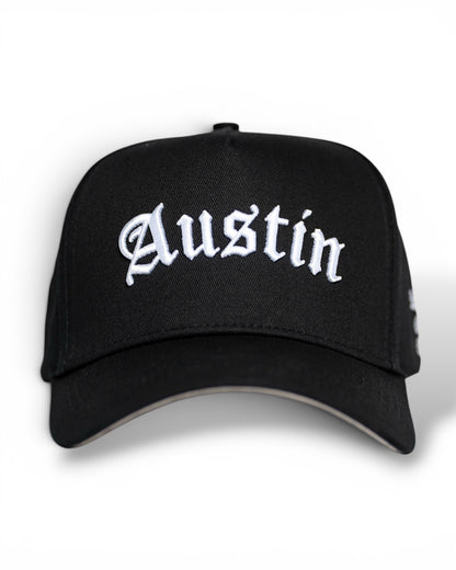 The OG Austin Snapback - Black/white