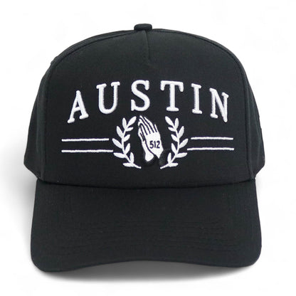 Austin Snapback - Black/White