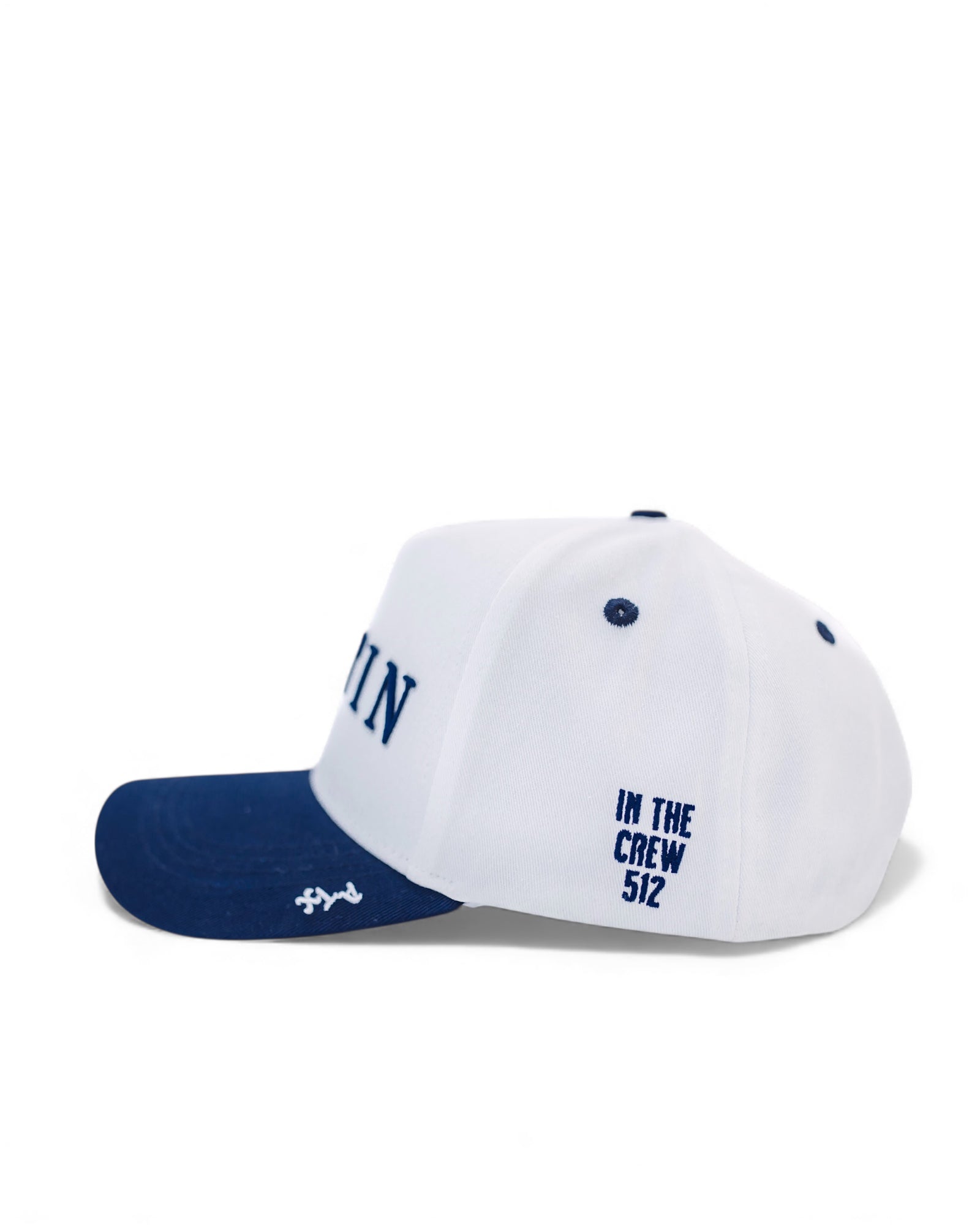 Austin "Dem Boyz" Snapback - White/Blue/Silver