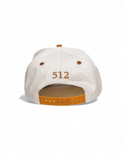 Suede Brim Snapback - Brown/Cream