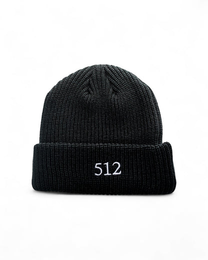 Crew Beanie - Onyx Black
