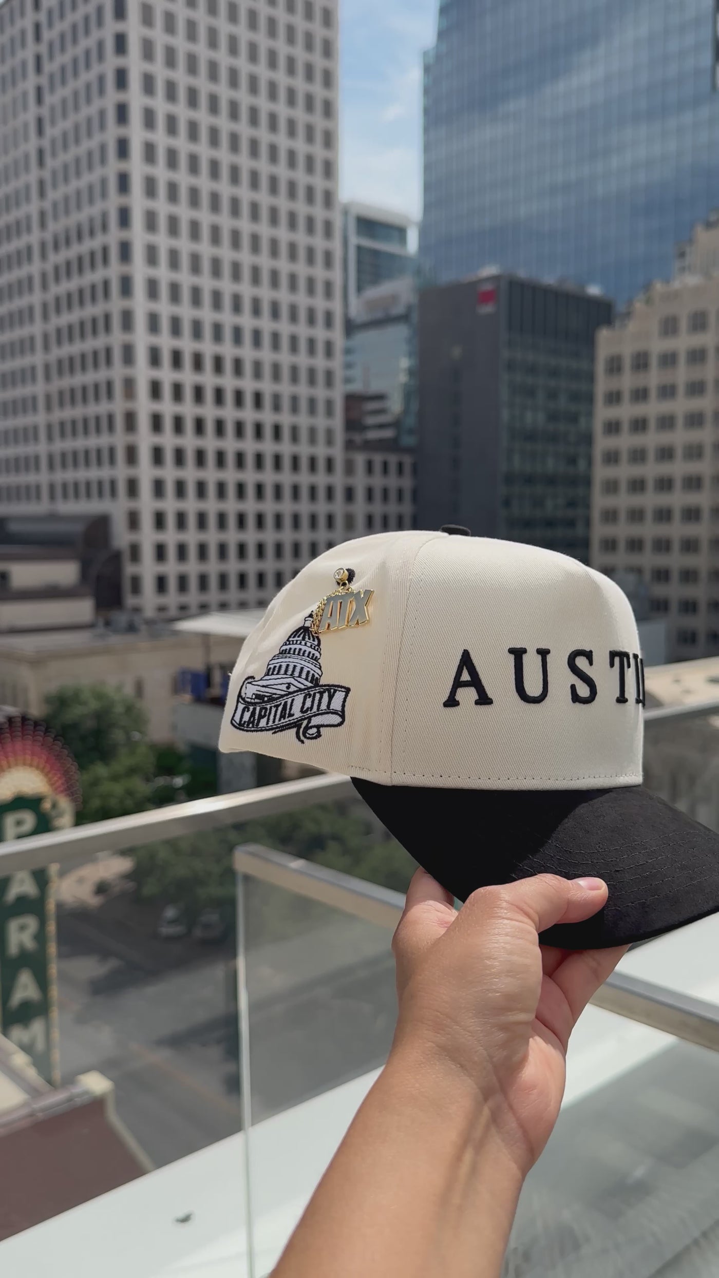 ATX Gold Chain Hat Pin